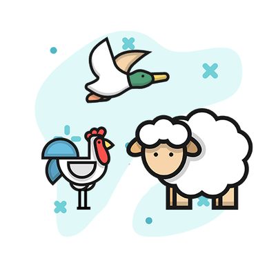 Tiere Tortenaufleger