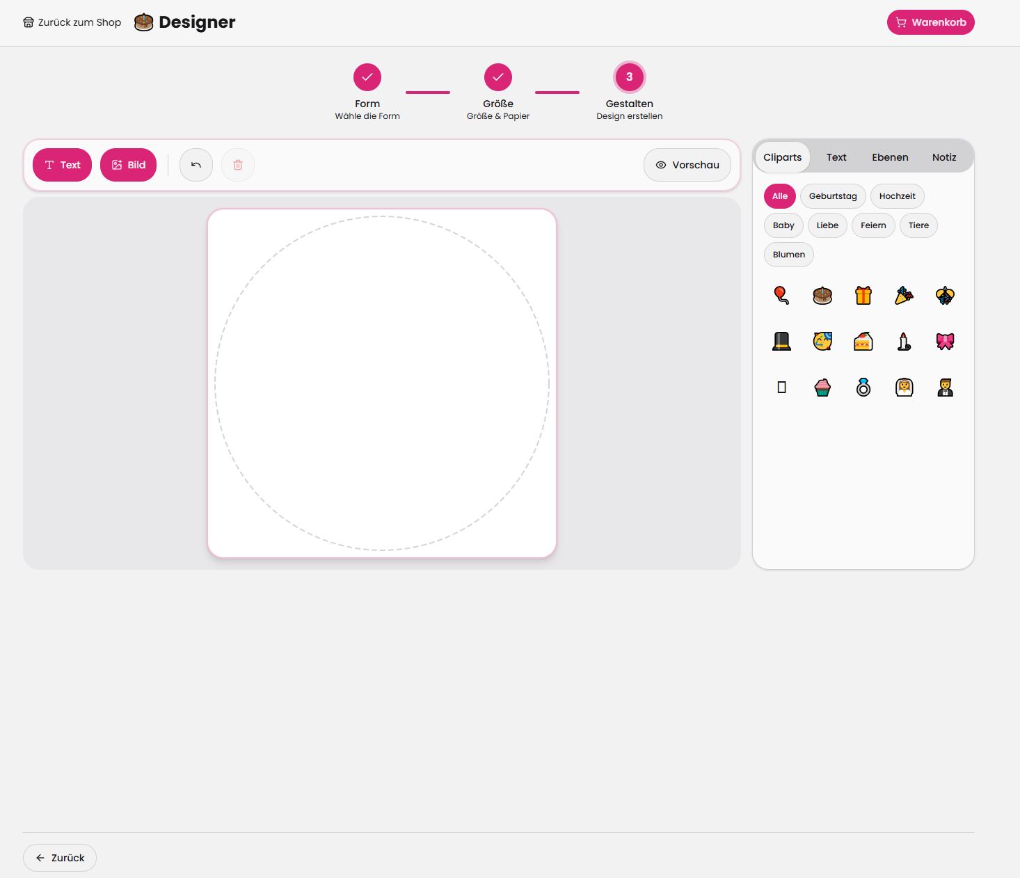 Tortenaufleger selbst gestalten 🎂📸 – verschiedene Größen & Formen wählbar