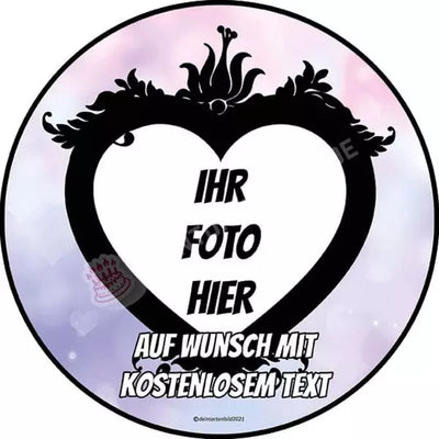 Valentinstag Tortenaufleger