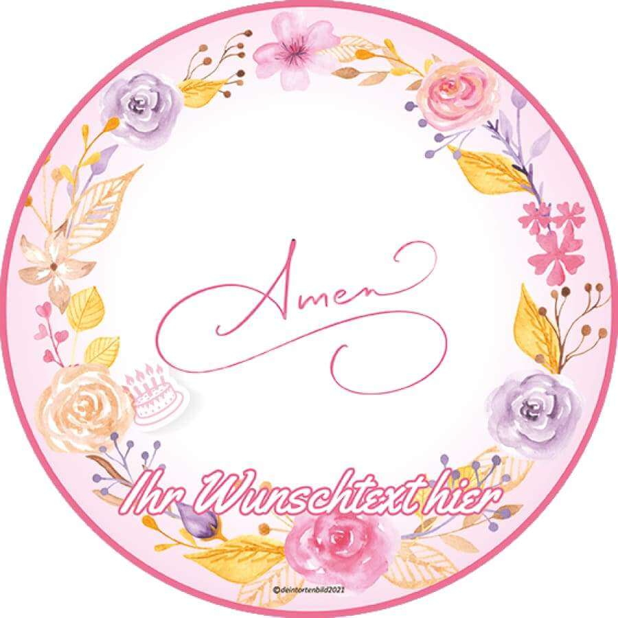 Motiv: Christliche Motive - Hochwertige und individuelle Tortenaufleger für jeden Anlass
Tortenaufleger Christliche Motive in 20cm Kreis 
Unsere Tortenaufleger sind ein ideales Geschenk für bes - Tortenbild - DeintortenbildChristliche Motive