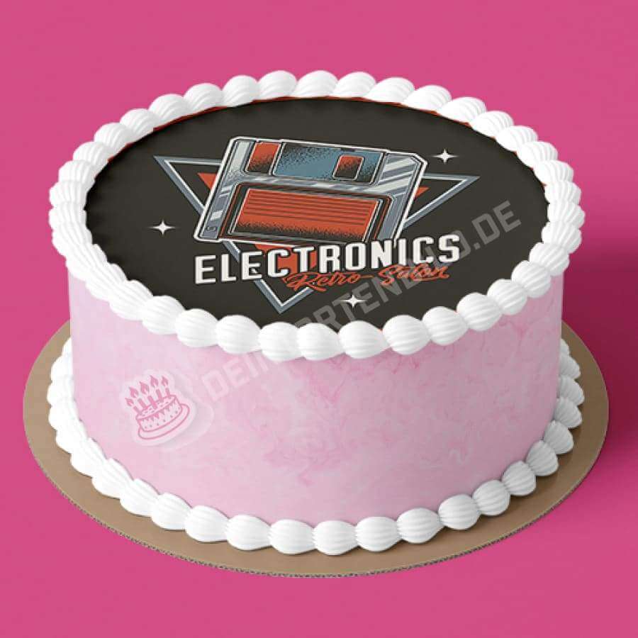 Motiv: Retro Electronics Speicherkarte - Hochwertige und individuelle Tortenaufleger für jeden Anlass
Tortenaufleger Retro Electronics Speicherkarte in 20cm Kreis
Unsere Tortenaufleger sind ein ideales Ges - Tortenbild - DeintortenbildRetro Electronics Speicherkarte