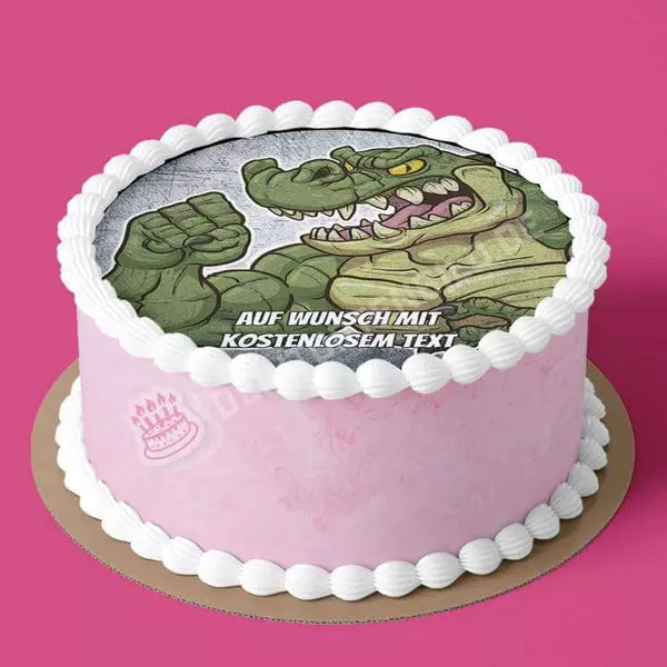 Motiv: Sport - Muskel Krokodil - Hochwertige und individuelle Tortenaufleger für jeden Anlass
Tortenaufleger Sport - Muskel Krokodil in 20cm Kreis
Unsere Tortenaufleger sind ein ideales Geschenk fü - Tortenbild - DeintortenbildSport - Muskel Krokodil