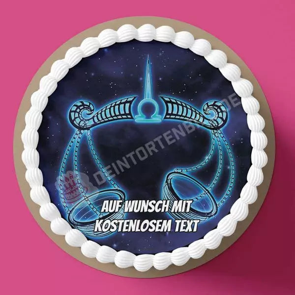 Motiv: Sternzeichen - WaageHochwertige und individuelle Tortenaufleger für jeden Anlass
Tortenaufleger Sternzeichen - Waage in 20cm Kreis
Unsere Tortenaufleger sind ein ideales Geschenk für beTortenbildDeintortenbildSternzeichen - Waage