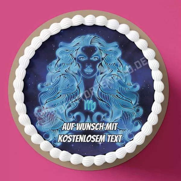 Motiv: Sternzeichen - JungfrauHochwertige und individuelle Tortenaufleger für jeden Anlass
Tortenaufleger Sternzeichen - Jungfrau in 20cm Kreis
Unsere Tortenaufleger sind ein ideales Geschenk fürTortenbildDeintortenbildSternzeichen - Jungfrau
