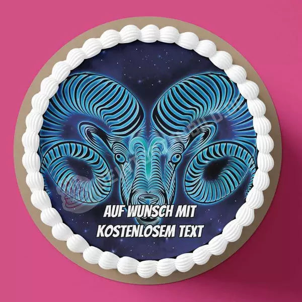 Motiv: Sternzeichen - WidderHochwertige und individuelle Tortenaufleger für jeden Anlass
Tortenaufleger Sternzeichen - Widder in 20cm Kreis
Unsere Tortenaufleger sind ein ideales Geschenk für bTortenbildDeintortenbildSternzeichen - Widder