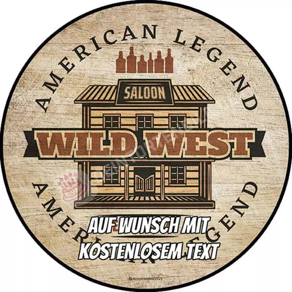 Motiv: Wilder Westen Logo Saloon - Hochwertige und individuelle Tortenaufleger für jeden Anlass
Tortenaufleger Wilder Westen Logo Saloon 20cm Kreis
Unsere Tortenaufleger sind ein ideales Geschenk für - Tortenbild - DeintortenbildWilder Westen Logo Saloon