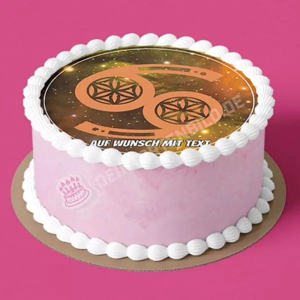 Motiv: Sternzeichen Symbol Krebs - Hochwertige und individuelle Tortenaufleger für jeden Anlass
Tortenaufleger Sternzeichen Symbol Krebs 20cm Kreis
Unsere Tortenaufleger sind ein ideales Geschenk für - Tortenbild - DeintortenbildSternzeichen Symbol Krebs