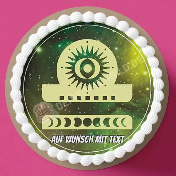 Motiv: Sternzeichen Symbol Waage - Hochwertige und individuelle Tortenaufleger für jeden Anlass
Tortenaufleger Sternzeichen Symbol Waage 20cm Kreis
Unsere Tortenaufleger sind ein ideales Geschenk für - Tortenbild - DeintortenbildSternzeichen Symbol Waage