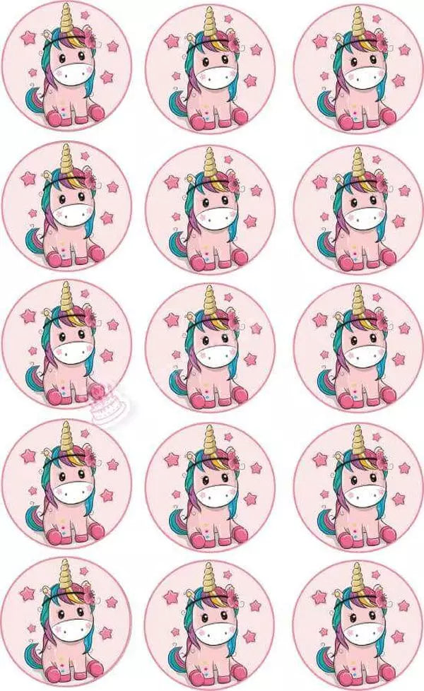 Muffinaufleger Motiv: Rosa Einhorn - Deintortenbild.de Tortenaufleger aus Esspapier: Oblatenpapier / 15x5cm, Oblatenpapier / 24x4cm, Zuckerpapier / 15x5cm, Zuckerpapier / 24x4cm, Fondantpapier / 15x5cm, Fondantpapier / 24x4cm