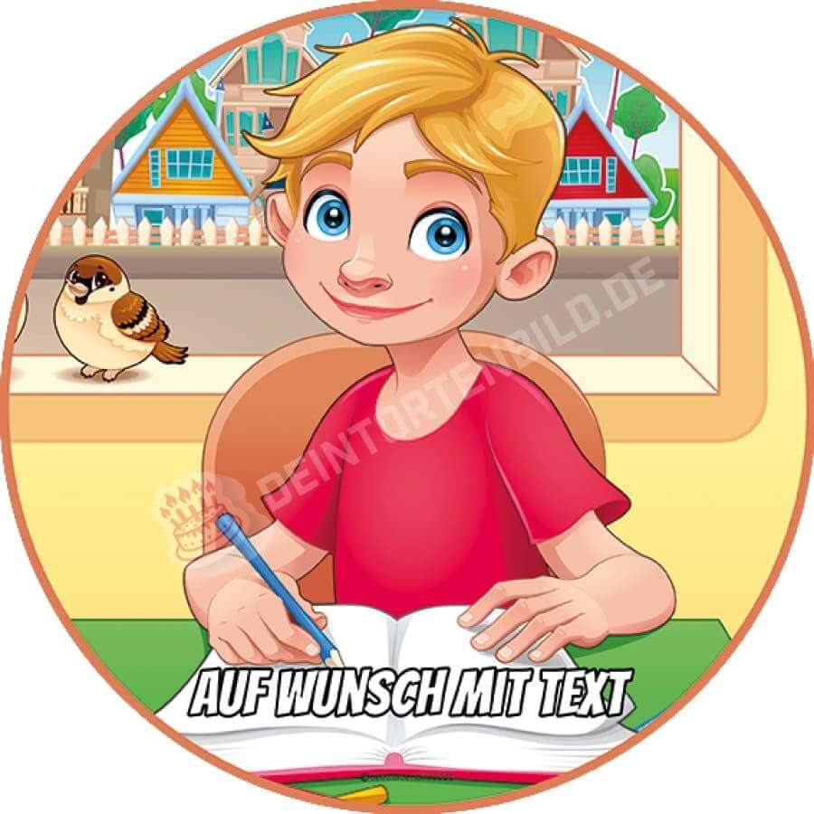 Motiv: Einschulung - Junge Grundschule - Hochwertige und individuelle Tortenaufleger für jeden Anlass
Tortenaufleger Einschulung - Junge Grundschule 20cm Kreis
Unsere Tortenaufleger sind ein ideales Gesche - Tortenbild - DeintortenbildEinschulung - Junge Grundschule