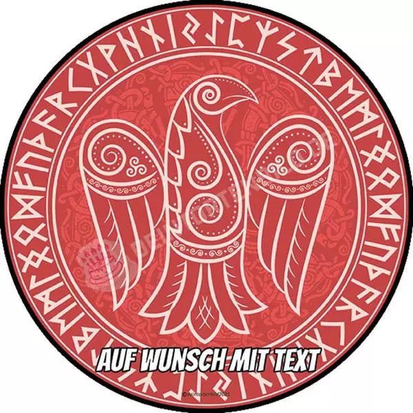 Motiv: Wikinger Symbole Odins Rabe - Hochwertige und individuelle Tortenaufleger für jeden Anlass
Tortenaufleger Wikinger Symbole Odins Rabe in 20cm Kreis
Unsere Tortenaufleger sind ein ideales Geschen - Tortenbild - DeintortenbildWikinger Symbole Odins Rabe