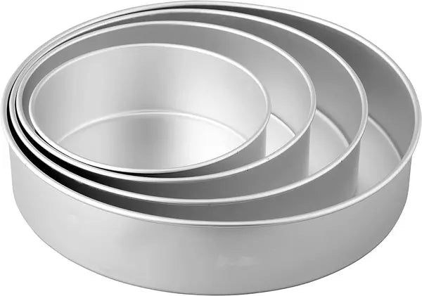 Wilton Großes Rundes Kuchenformen-Set, Performance Pans, 4-Teilig Spri von Deintortenbild.de – Tortenaufleger, Tortenfoto, Tortenbild, personalisiert & individuell bei Deintortenbild.de