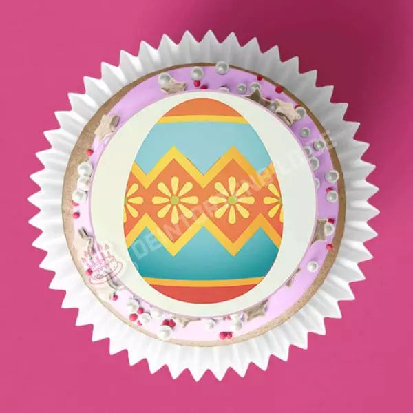 Muffinaufleger Motiv: Ostern -  Bunte Ostereier von Deintortenbild – Tortenaufleger, Tortenfoto, Tortenbild, personalisiert & individuell bei Deintortenbild.de