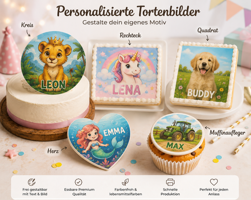 Tortenaufleger Beispiel - Personalisierte Fototorte
