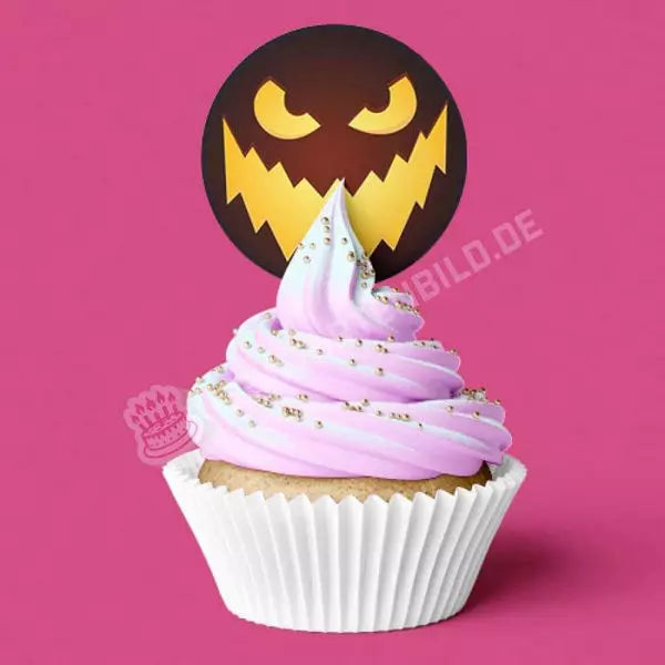 Muffinaufleger Motiv: Halloween - Kürbisgesichter - Deintortenbild.de Tortenaufleger aus Esspapier: Oblatenpapier / 15 Stück x 5cm, Oblatenpapier / 24 Stück x 4cm, Zuckerpapier / 15 Stück x 5cm, Zuckerpapier / 24 Stück x 4cm, Fondantpapier / 15 Stück x 5cm, Fondantpapier / 24 Stück x 4cm