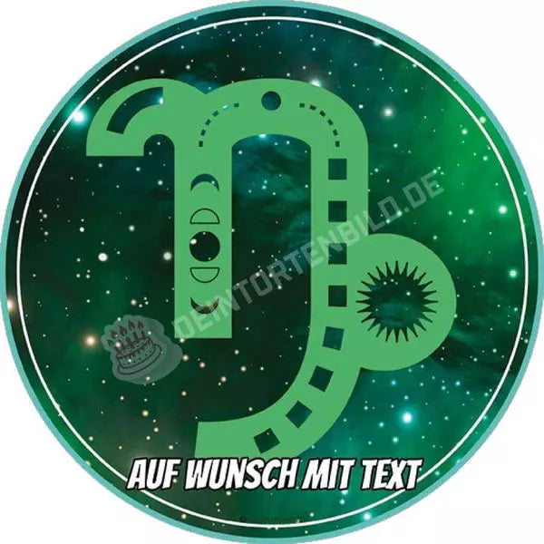 Motiv: Sternzeichen Symbol Steinbock - Hochwertige und individuelle Tortenaufleger für jeden Anlass
Tortenaufleger Sternzeichen Symbol Steinbock 20cm Kreis 
Unsere Tortenaufleger sind ein ideales Geschenk - Tortenbild - DeintortenbildSternzeichen Symbol Steinbock