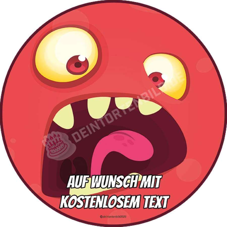 Motiv: Cartoon Gesicht Rot - Hochwertige und individuelle Tortenaufleger für jeden Anlass
Tortenaufleger Cartoon Gesicht Rot 20cm Kreis 
Unsere Tortenaufleger sind ein ideales Geschenk für beson - Tortenbild - DeintortenbildCartoon Gesicht Rot