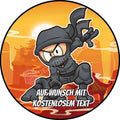 Motiv: Ninja (Version1) von Deintortenbild – Tortenaufleger, Tortenfoto, Tortenbild, personalisiert & individuell bei Deintortenbild.de