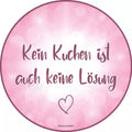 Motiv: Spruch - Kein Kuchen ist auch keine Lösung von Deintortenbild – Tortenaufleger, Tortenfoto, Tortenbild, personalisiert & individuell bei Deintortenbild.de