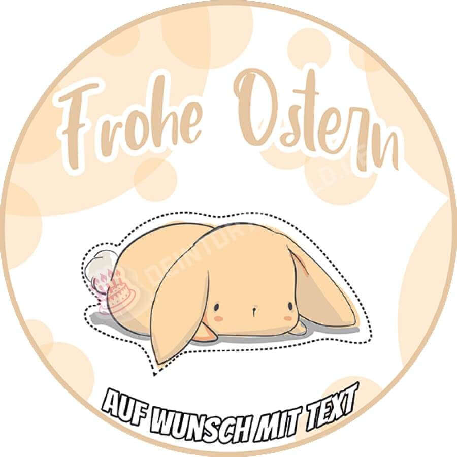 Motiv: Ostern - Gelbes Häschen - Hochwertige und individuelle Tortenaufleger für jeden Anlass
Tortenaufleger Ostern - Gelbes Häschen 20cm Kreis 
Unsere Tortenaufleger sind ein ideales Geschenk für b - Tortenbild - DeintortenbildOstern - Gelbes