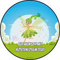 Motiv: Cartoon Fee Grün von Deintortenbild – Tortenaufleger, Tortenfoto, Tortenbild, personalisiert & individuell bei Deintortenbild.de
