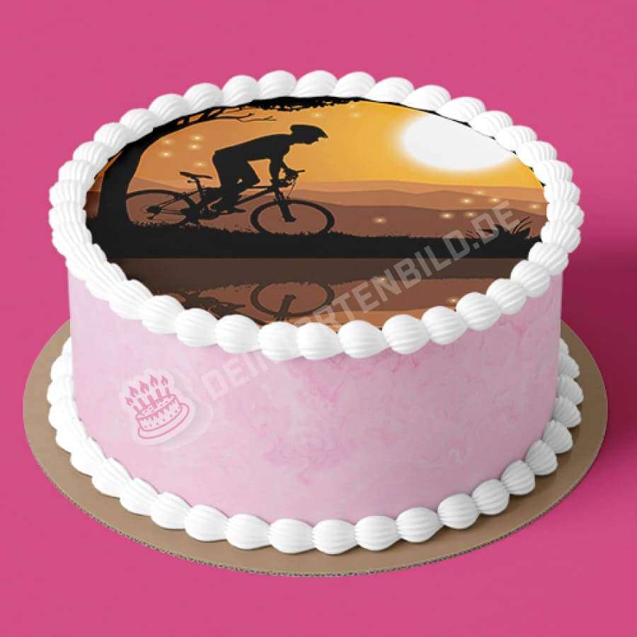 fahrrad aus fondant kaufen Tortenaufleger 'Bunte Sterne und Konfetti'