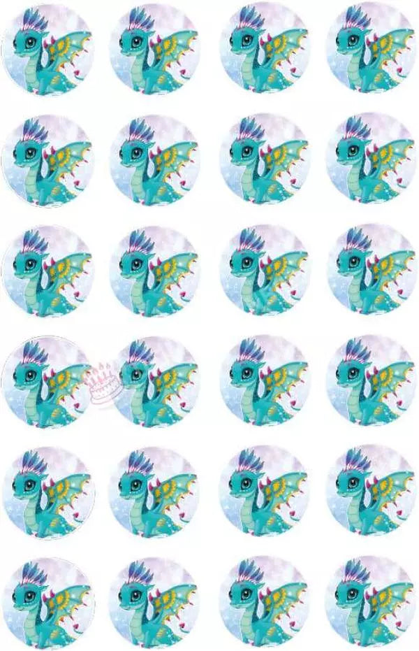 Muffinaufleger Motiv: Märchendrache Blau - Deintortenbild.de Tortenaufleger aus Esspapier: Oblatenpapier / 15x5cm, Oblatenpapier / 24x4cm, Zuckerpapier / 15x5cm, Zuckerpapier / 24x4cm, Fondantpapier / 15x5cm, Fondantpapier / 24x4cm