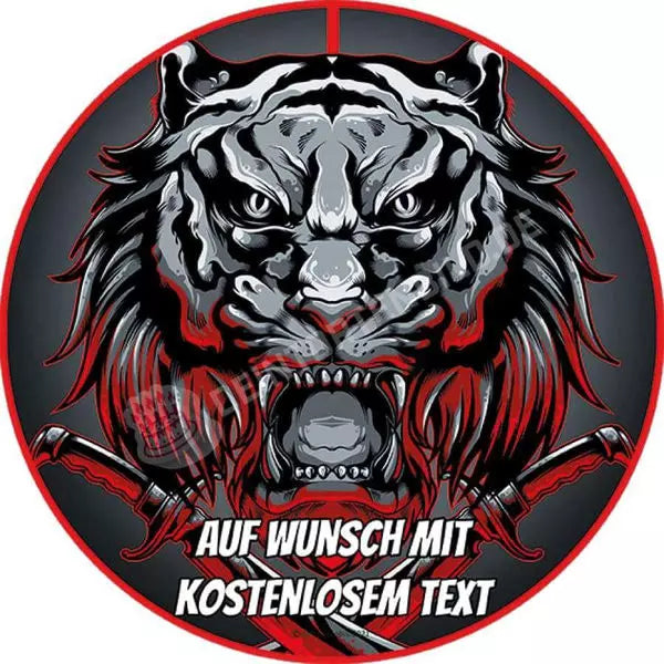 Motiv: Tigerkopf - Hochwertige und individuelle Tortenaufleger für jeden Anlass
Tortenaufleger Tigerkopf 20cm Kreis 
Unsere Tortenaufleger sind ein ideales Geschenk für besondere Mensc - Tortenbild - DeintortenbildMotiv