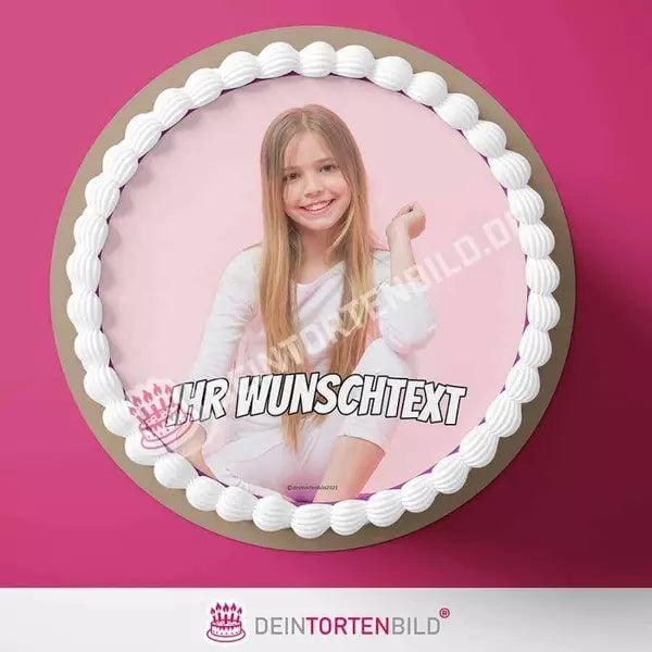 Individuelle Tortenaufleger mit Foto und Text – Perfekt für jede Torte - Online-Designer