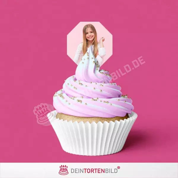 Muffinaufleger Achteckig - Hochwertige und individuelle Muffinaufleger
Muffinaufleger für jeden Anlass
Unsere Muffinaufleger sind ein ideales Geschenk für besondere Menschen und ein Highlight  - Online-Designer - DeintortenbildMuffinaufleger Achteckig