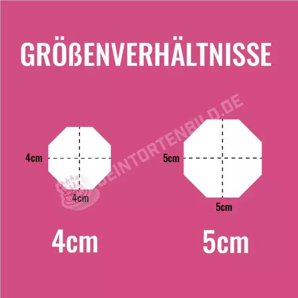 Muffinaufleger Achteckig - Hochwertige und individuelle Muffinaufleger
Muffinaufleger für jeden Anlass
Unsere Muffinaufleger sind ein ideales Geschenk für besondere Menschen und ein Highlight  - Online-Designer - DeintortenbildMuffinaufleger Achteckig