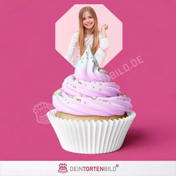 Muffinaufleger Achteckig - Hochwertige und individuelle Muffinaufleger
Muffinaufleger für jeden Anlass
Unsere Muffinaufleger sind ein ideales Geschenk für besondere Menschen und ein Highlight  - Online-Designer - DeintortenbildMuffinaufleger Achteckig