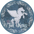 Motiv: Wappen Tier - Pegasus Silber Glitzer - Deintortenbild.de Tortenaufleger aus Esspapier: Oblatenpapier / The King, Oblatenpapier / The Queen, Oblatenpapier / Fearless, Oblatenpapier / Royal Blood, Oblatenpapier / Ohne Schriftzug, Zuckerpapier / The King, Zuckerpapier / The Queen, Zuckerpapier / Fearless, Zuckerpapier / Royal Blood, Zuckerpapier / Ohne Schriftzug