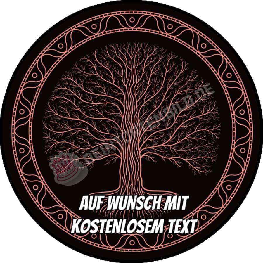 Motiv: Baum des Lebens - Yggdrasil - Hochwertige und individuelle Tortenaufleger für jeden Anlass
Tortenaufleger Baum des Lebens - Yggdrasil in 20cm Kreis 
Dieser Tortenaufleger mit dem Baum des Lebens  - Tortenbild - DeintortenbildBaum des Lebens - Yggdrasil