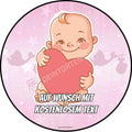 Motiv: Baby Mädchen (Version1) von Deintortenbild – Tortenaufleger, Tortenfoto, Tortenbild, personalisiert & individuell bei Deintortenbild.de