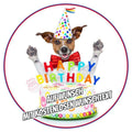 Motiv: Geburtstag - Hund von Deintortenbild – Tortenaufleger, Tortenfoto, Tortenbild, personalisiert & individuell bei Deintortenbild.de