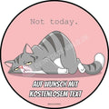 Motiv: "Not Today" - Faule Katze von Deintortenbild – Tortenaufleger, Tortenfoto, Tortenbild, personalisiert & individuell bei Deintortenbild.de