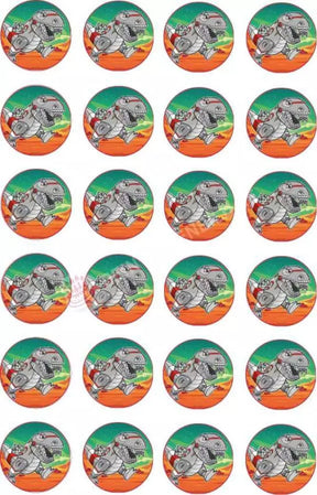 Muffinaufleger Motiv: Roboter T-Rex - Deintortenbild.de Tortenaufleger aus Esspapier: Oblatenpapier / 15x5cm, Oblatenpapier / 24x4cm, Zuckerpapier / 15x5cm, Zuckerpapier / 24x4cm, Fondantpapier / 15x5cm, Fondantpapier / 24x4cm