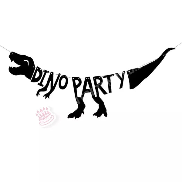 Partydeco Banner Dinosaurier Dekoration