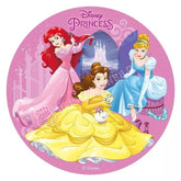 Tortenaufleger von Dekora mit dem Motiv: Disney Princess in 20 cm - Deintortenbild.de Tortenaufleger aus Esspapier: Default Title