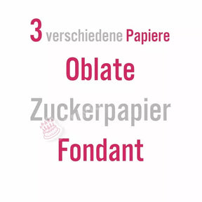 Rechteck Motiv: Fee Fairy rosa - Deintortenbild.de Tortenaufleger aus Esspapier: Oblate, Zuckerpapier, Fondantpapier