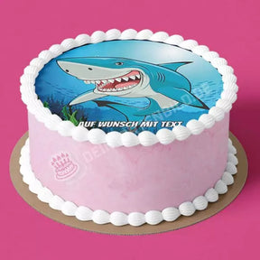 Motiv: Weißer Hai Tortenbild