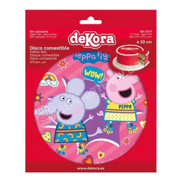 Tortenaufleger Von Dekora Mit Dem Motiv: Peppa Pig Zero In 20 Cm Lizenz Tortenbild