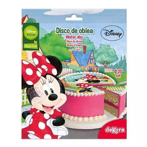 Tortenaufleger Lizenz Motiv: Disney Minnie Mouse (Oblate)-Deintortenbild.de