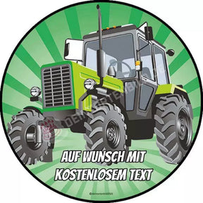 Motiv: Traktor Grün Tortenbild