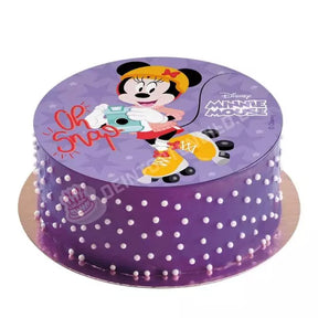 Tortenaufleger Von Dekora Mit Dem Motiv: Disney Minnie Mouse In 20 Cm Lizenz Tortenbild