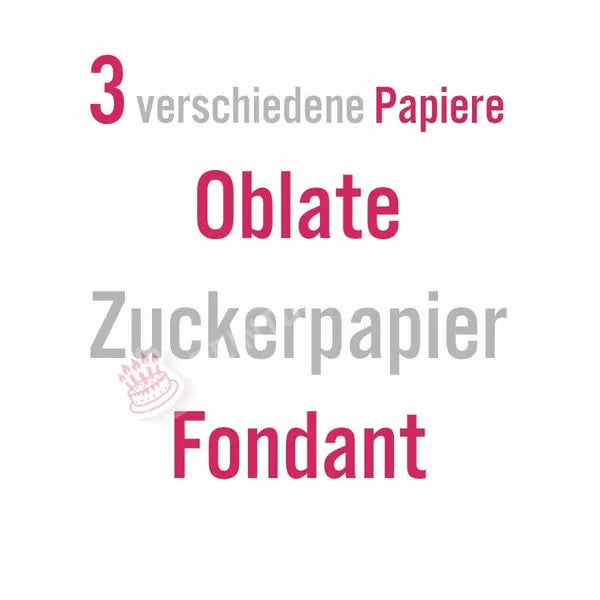 Muffinaufleger Motiv: Fee pink - Deintortenbild.de Tortenaufleger aus Esspapier: Oblate / 15x5cm, Zuckerpapier / 15x5cm, Fondantpapier / 15x5cm