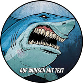 Motiv: Gefährlicher Hai - Deintortenbild.de Tortenaufleger aus Esspapier: Oblatenpapier, Zuckerpapier, Fondantpapier