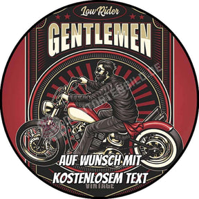 Motiv: Gentlemen - Motorrad Tortenbild