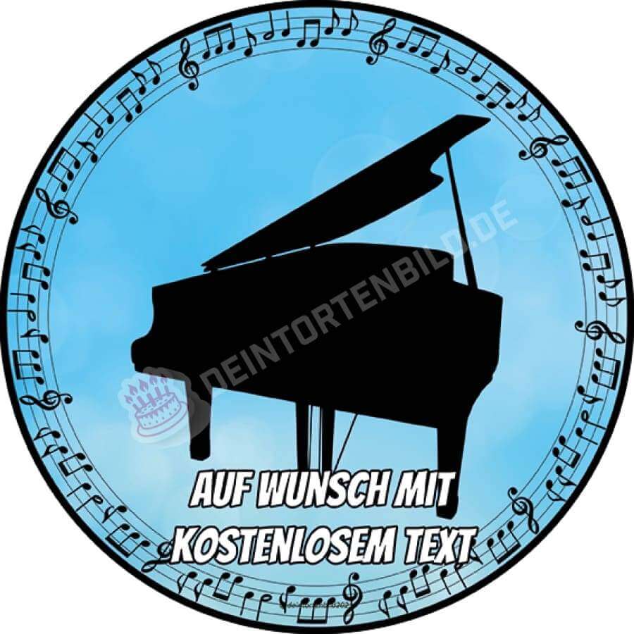 Motiv: Musik - Klavier Tortenbild